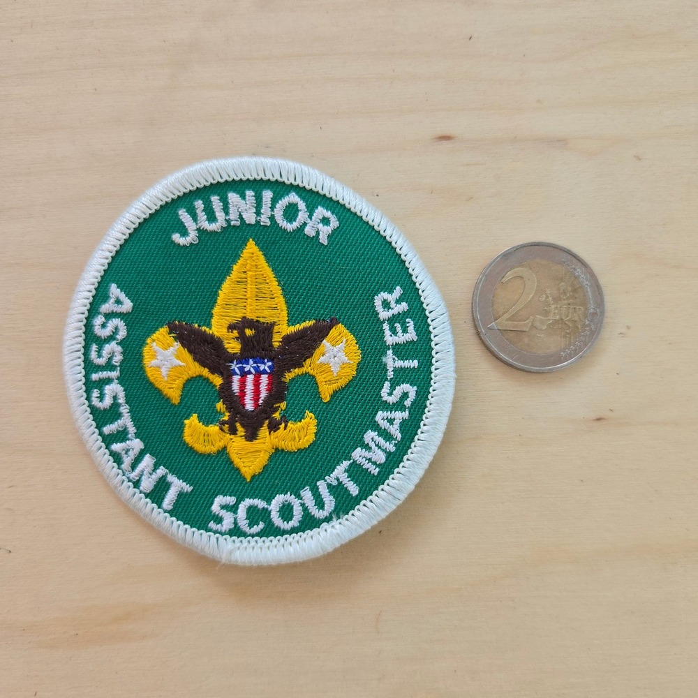 VTG BSA Junior Assistant Scoutmaster Patch 1970s Boy Scouts America Rank Badge